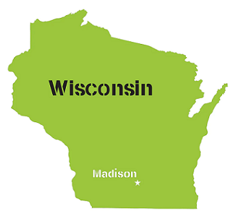 Map of Wisconsin